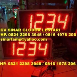 Lampu LED Display Gereja 4 Digit 8 inch